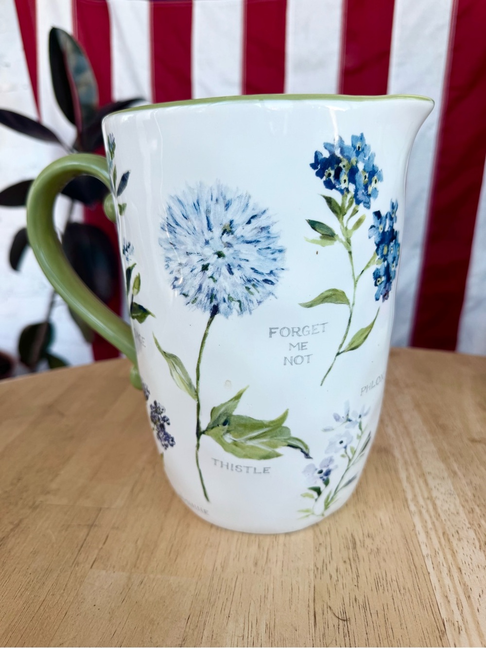 Charming Susan Winget Water Pitcher/Vase